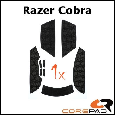 Corepad Soft Grips #829 noir Razer Cobra Wired / Wireless